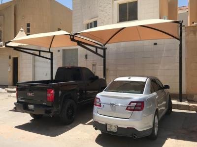‏مظلات سيارات متحركه فخمه حديد حديثه مودرن متنقله مظلات كابولي