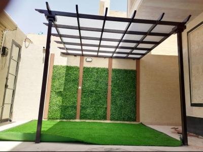 برجولات حديد وخشب في الرياض | تصاميم متنوعة وأسعار مناسبة