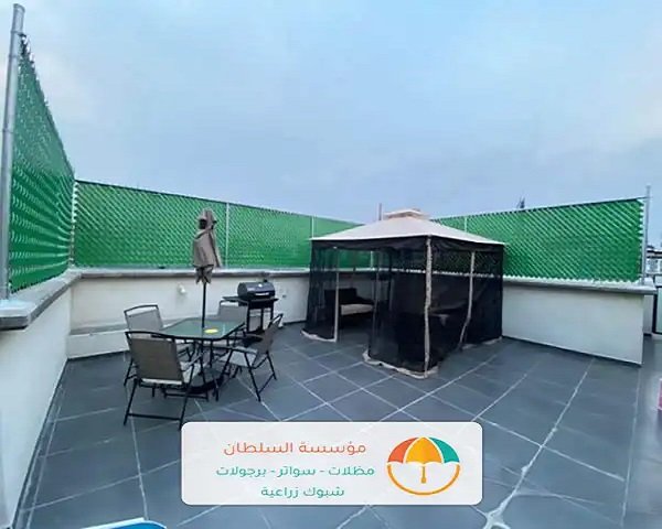 سواتر خشب للمنازل جميلة وجديدة على سور البيت